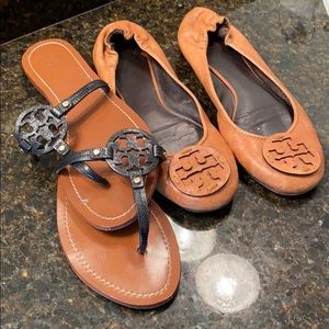 Authentic Tory Burch Bundle-Ballet Flats & Sandals